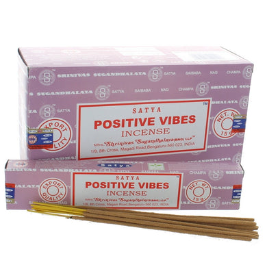 SATYA POSITIVE VIBES - Betisoare parfumate premium pentru vibrații pozitive