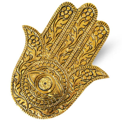 Suport Betisoare și conuri fumigație Gold hand of Fatima