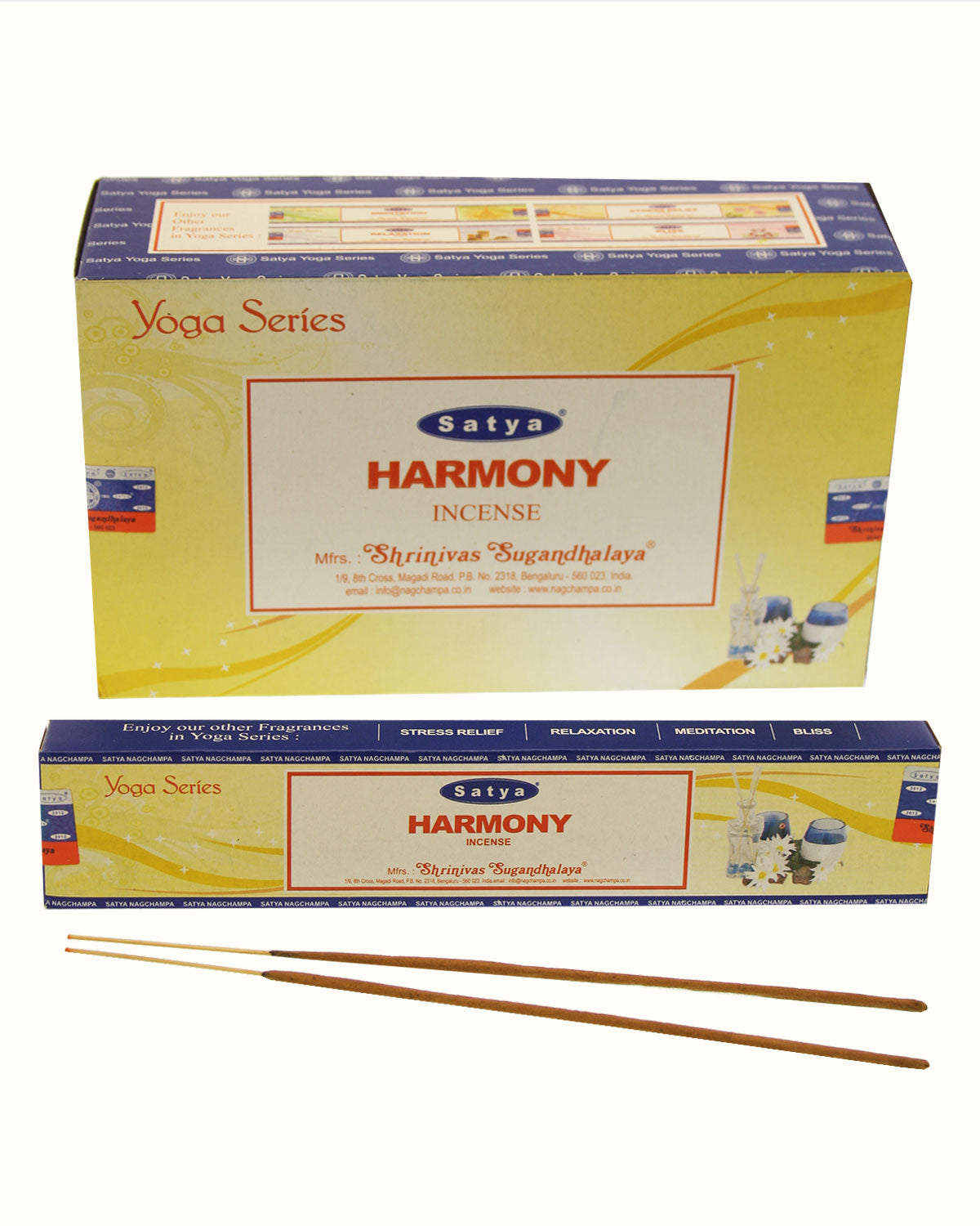 SATYA YOGA SERIES - HARMONY - Betisoare parfumate premium pentru Armonie