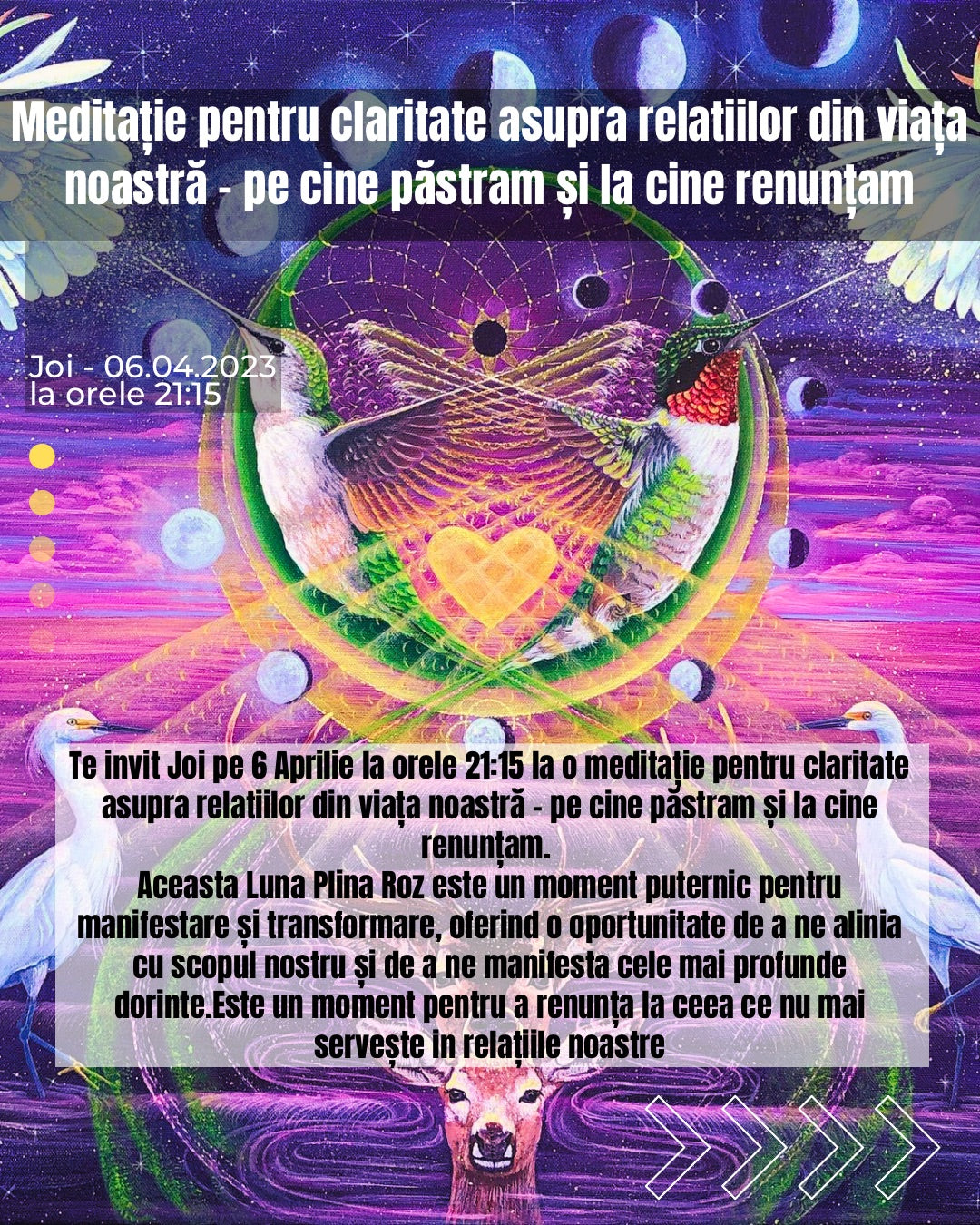 Meditație pentru claritate asupra relatiilor din viața noastră - pe cine păstram și la cine renunțam