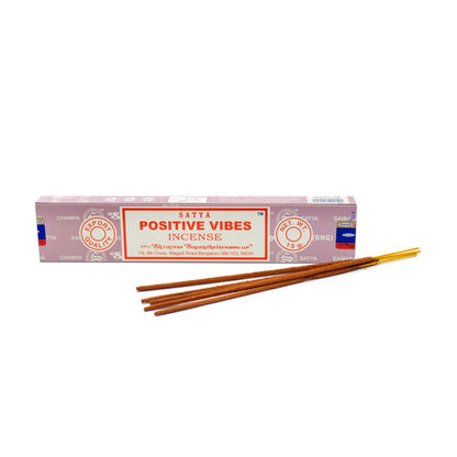 SATYA POSITIVE VIBES - Betisoare parfumate premium pentru vibrații pozitive