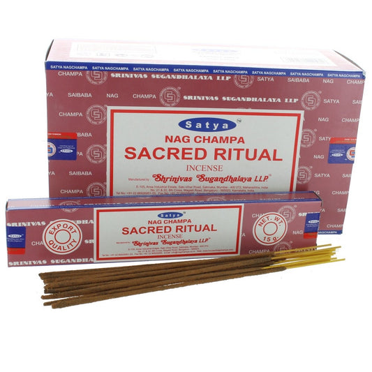 SATYA SACRED RITUAL - Betisoare parfumate premium pentru ritualuri sacre