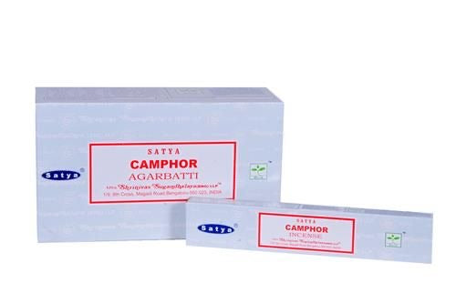 SATYA CAMPHOR - Betisoare parfumate premium pentru diminuarea durerilor de cap