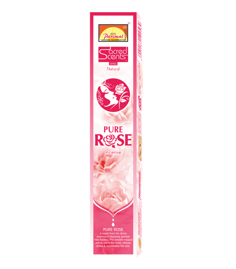 PARIMAL - LUXURY ROSE - Betisoare parfumate premium cu ulei esențial de Trandafir de Damasc