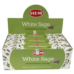 HEM - WHITE SAGE - Betisoare parfumate cu Salvie alba